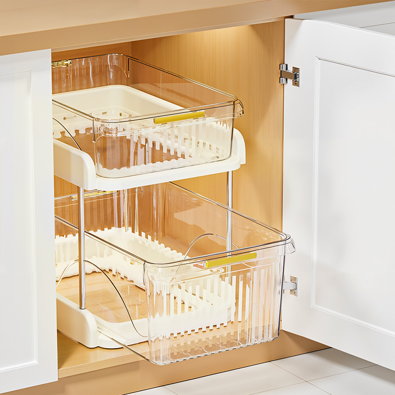 橱柜内分层置物架厨柜收纳