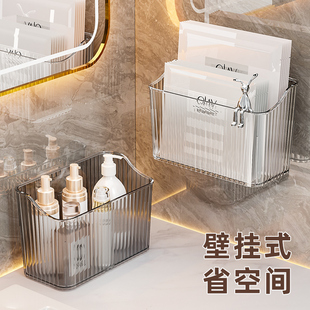 桌面收纳盒面膜专用口红化妆品护肤品卫生间置物架镜柜透明化妆刷