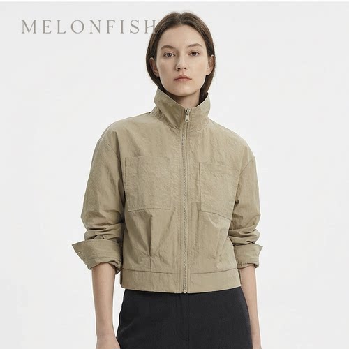 MELONFISH秋季新品防水短外套