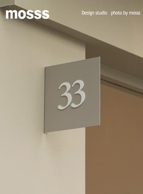 侧招牌挂烤漆不锈钢镂空招牌韩国ins广告牌服店铺装展示牌探店风