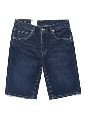 Lee2024夏季新品男士中腰直筒902牛仔短裤LMB2419023HN00F-A02971