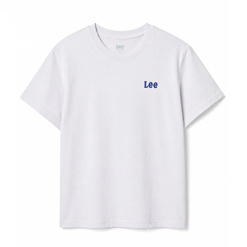 Lee春夏新款刺绣印花纯棉圆领短袖T恤LMT010023200231-K14000