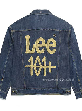 Lee立领春季刺绣牛仔外套商场款