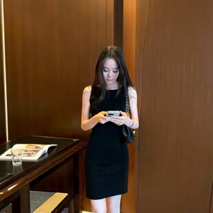 【棉高品质】瑞秋裙圆领静奢无袖连衣裙背心连衣裙女夏季2026