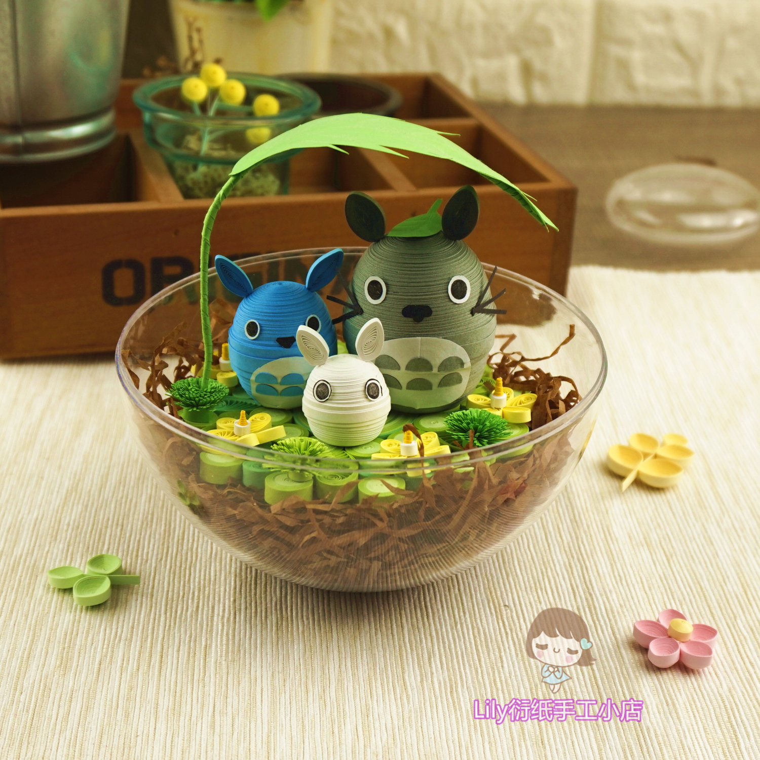 儿童diy亲子生日母亲学生折纸衍纸猫动漫卡通动物材料包基础套装