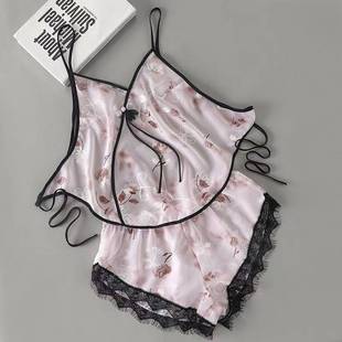 薄纱透闺房之乐夏季新款冰丝肚兜蕾丝女睡衣成人性感吊带内衣