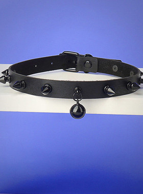 欧美朋克哥特皮质项圈