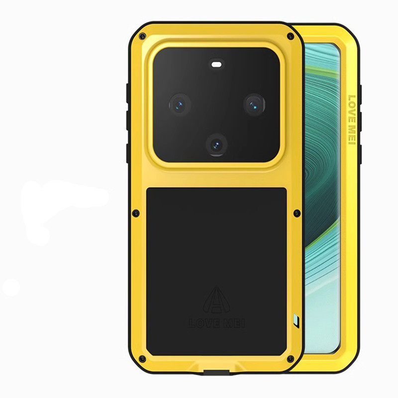 lovemei适用于华为mate60Pro三防金属防水壳防爆壳mate60Pro+全包防摔壳情侣欧美防护壳彩色防刮新款欧美风