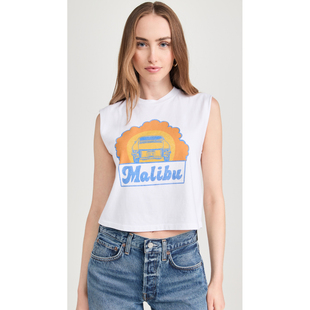 小喜家 国内现货 25春夏 REDONE 可爱图案全棉无袖T恤 美国制造