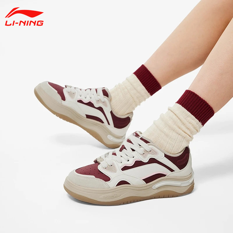 李宁正品增高厚底百搭老爹鞋女款