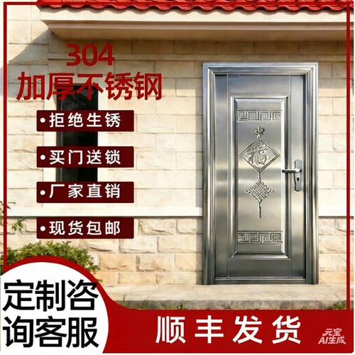 304不锈钢防盗入户门超高性价比