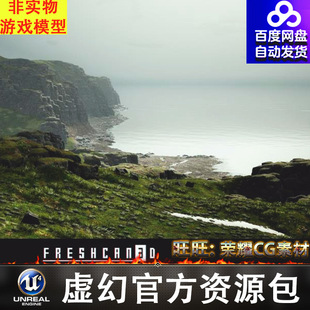 Pack Island Landscape 4x4 北欧岛屿场景4.26 UE5 Northern