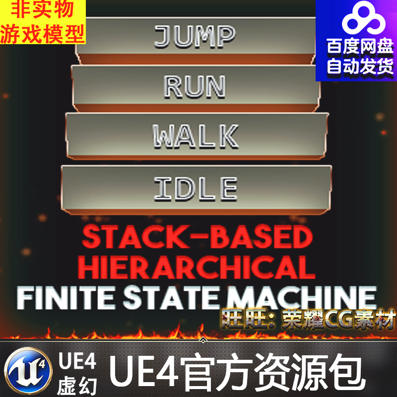 虚幻4 Stack-Based Hierarchical Finite State Machine UE4插件-封面