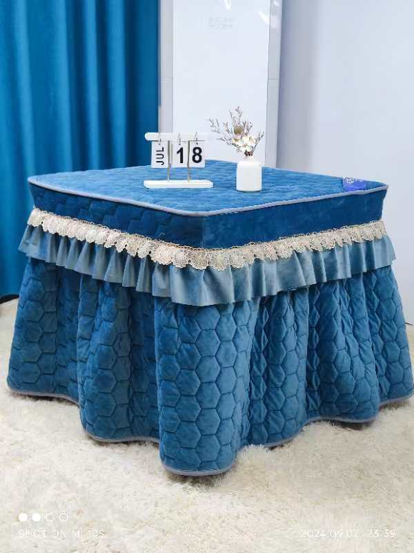 电炉罩加厚带夹棉正方形烤火罩