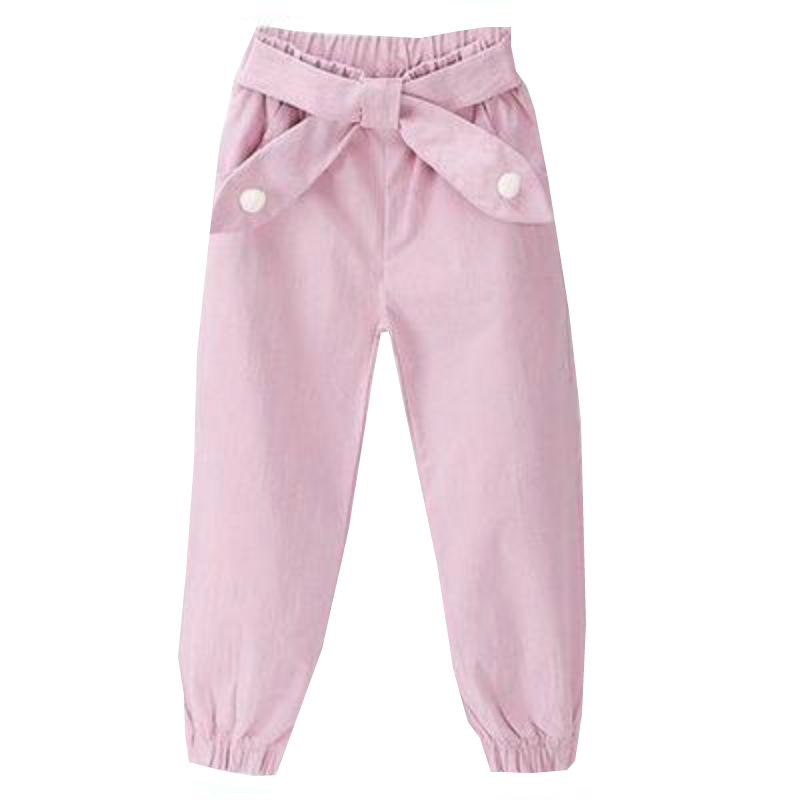 儿童工装裤女童秋装2021新款裤子女孩洋气束脚休闲裤春秋时尚长裤