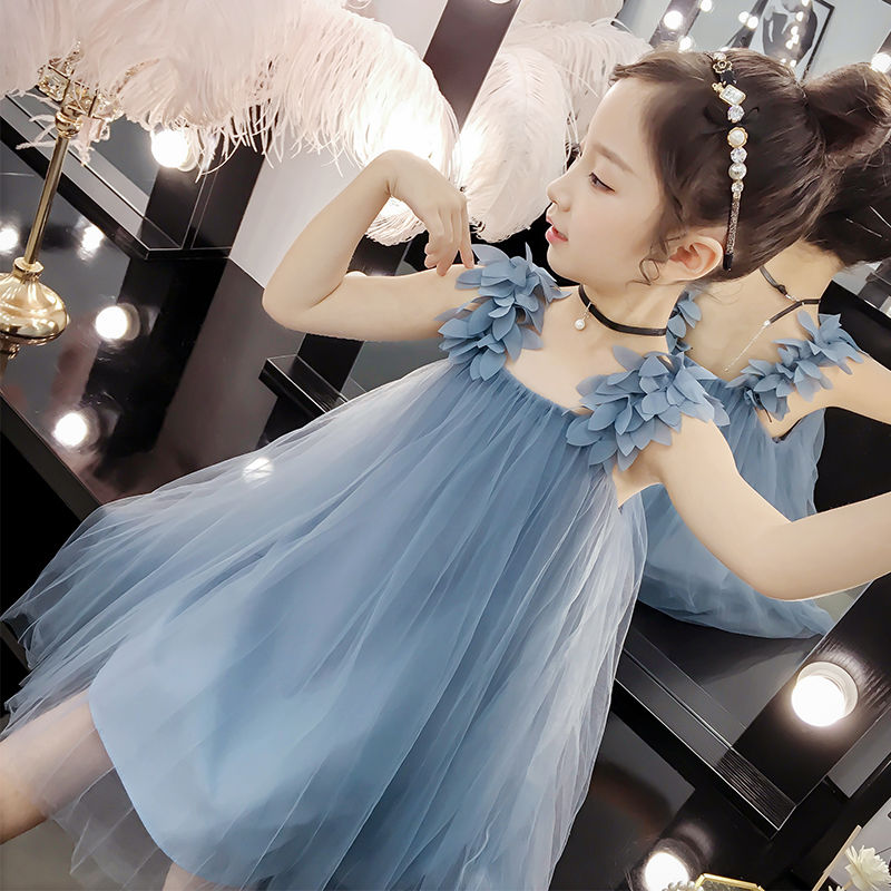 女童洋气连衣裙儿童夏天网红韩版