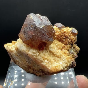 大晶体闪锌矿Sphalerite +方铅矿+白云石+水晶 精品 矿物晶体