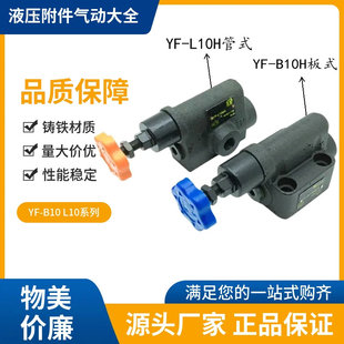 B10H2 L10H3 B10H1 B8H S液压溢流阀YF S调压阀YF 上海型YF