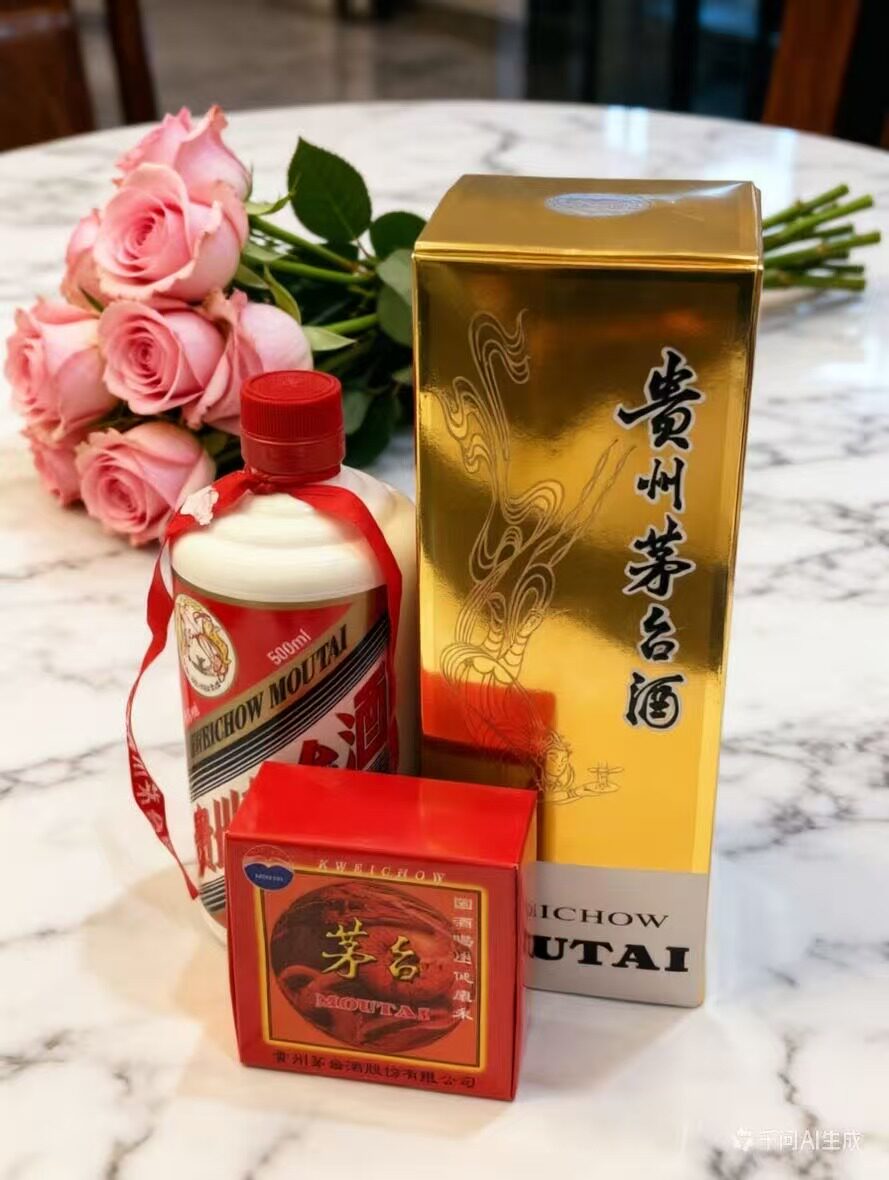 茅子飞天型空酒瓶背景墙影视道具酒柜摆件装饰直播满月柜台二手