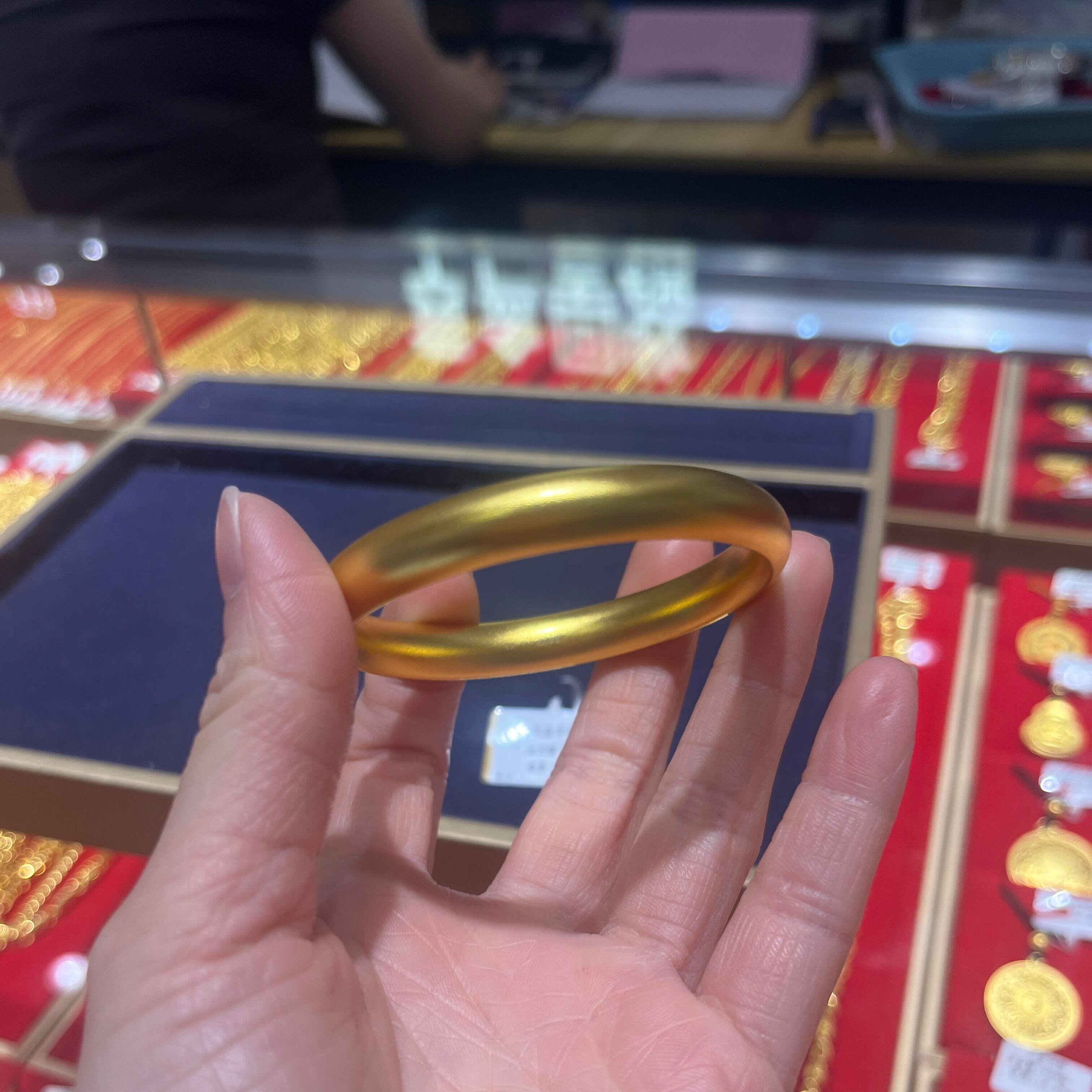 水贝正品金包银泥鳅背手镯纯银古法传承莲花心经亮面闭口金色镯子