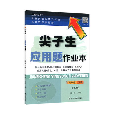 尖子生应用题作业本六年级下册