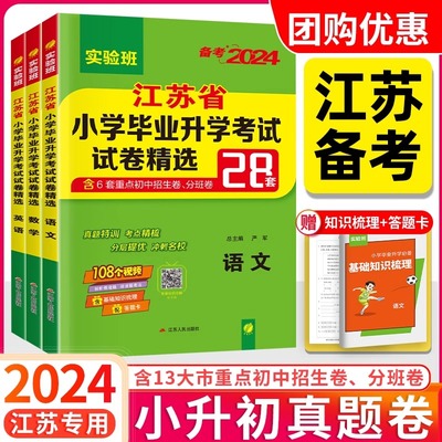江苏省小学毕业升学考试试卷精选