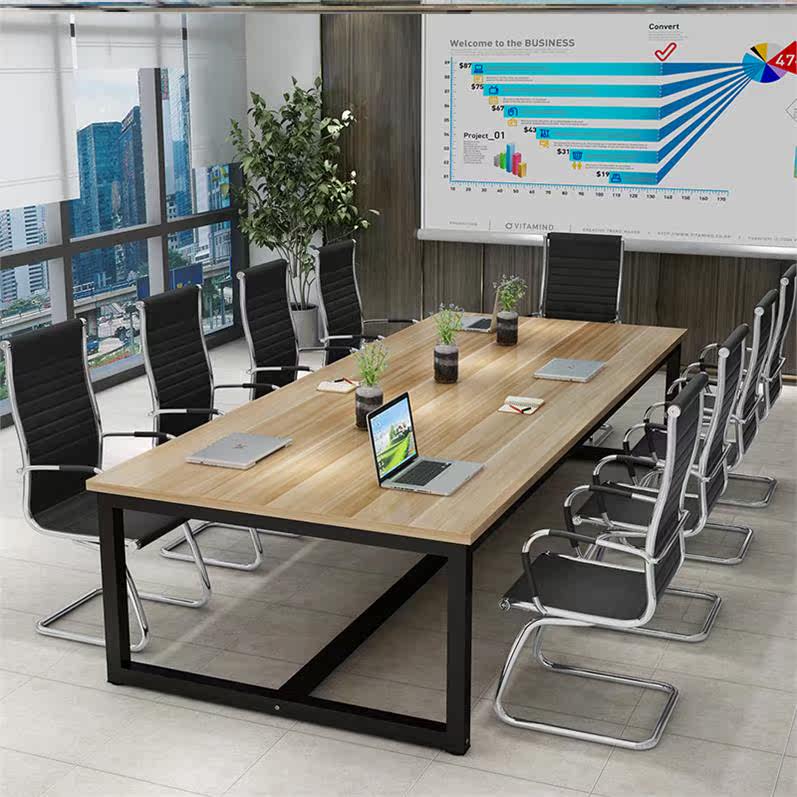 實木會議桌長桌簡約現代辦公桌培訓桌長條大小型烤漆洽談桌椅組合在類目 商業/辦公傢俱, 辦公傢俱, 辦公桌, 會議桌中 - 來自Buy2taobao.com提供專業的淘寶代購服務