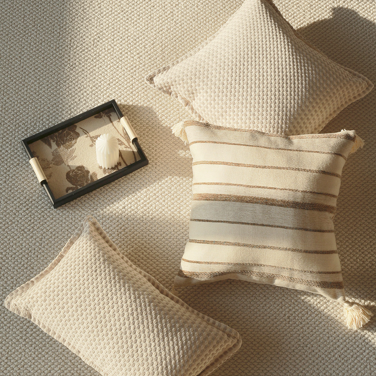 日式ins风沙发抱枕套腰枕腰靠垫