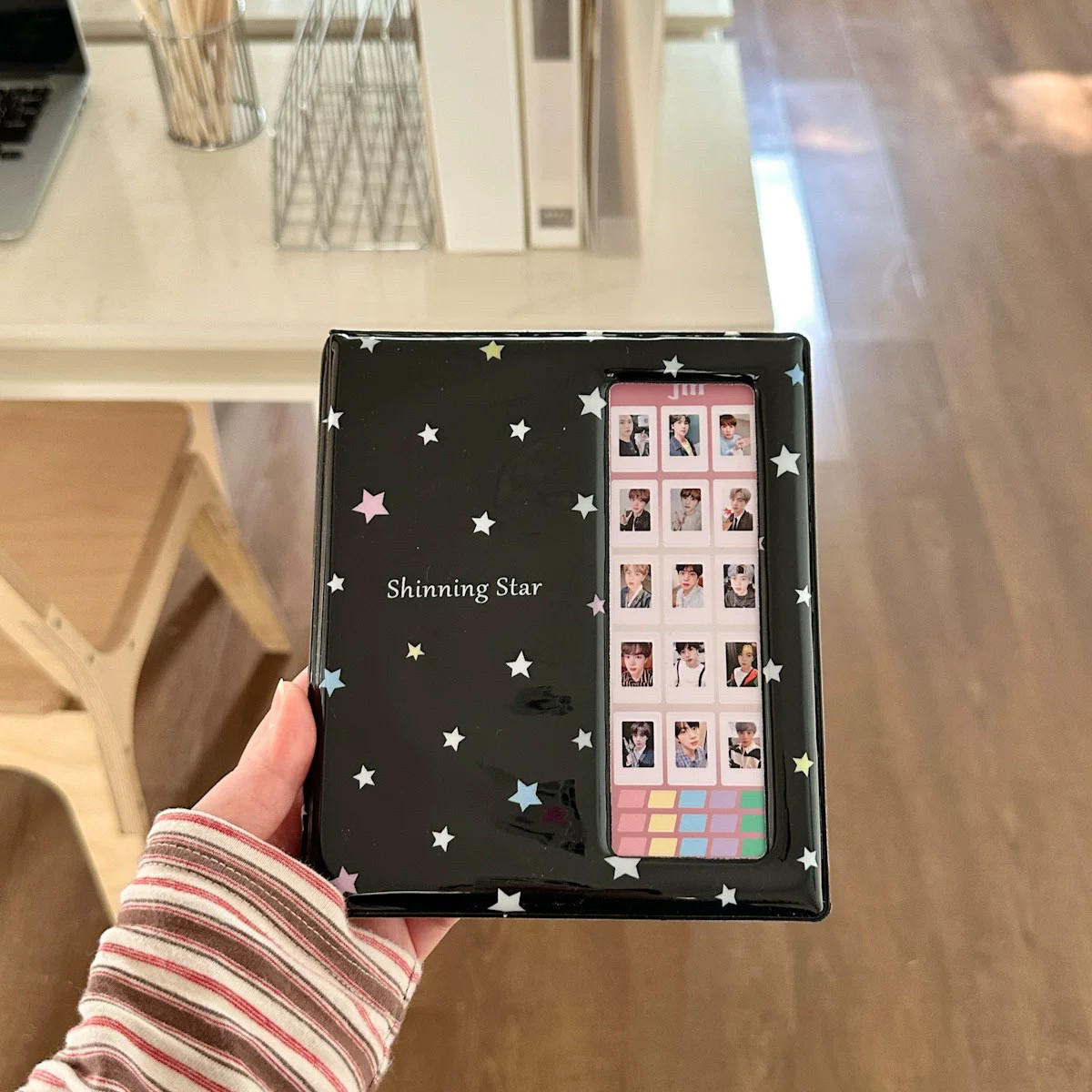 thumbnail for Original Star Series Life Four-Square Grid Card Book, Idol Small Card Storage Book, Star Chasing, Polaroid Four-Grid Card Book