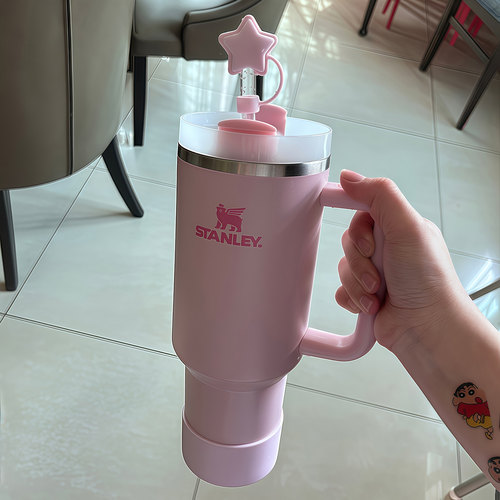 适配stanley保温杯杯套史丹利冰霸杯保护套水杯吸管杯配件杯底套