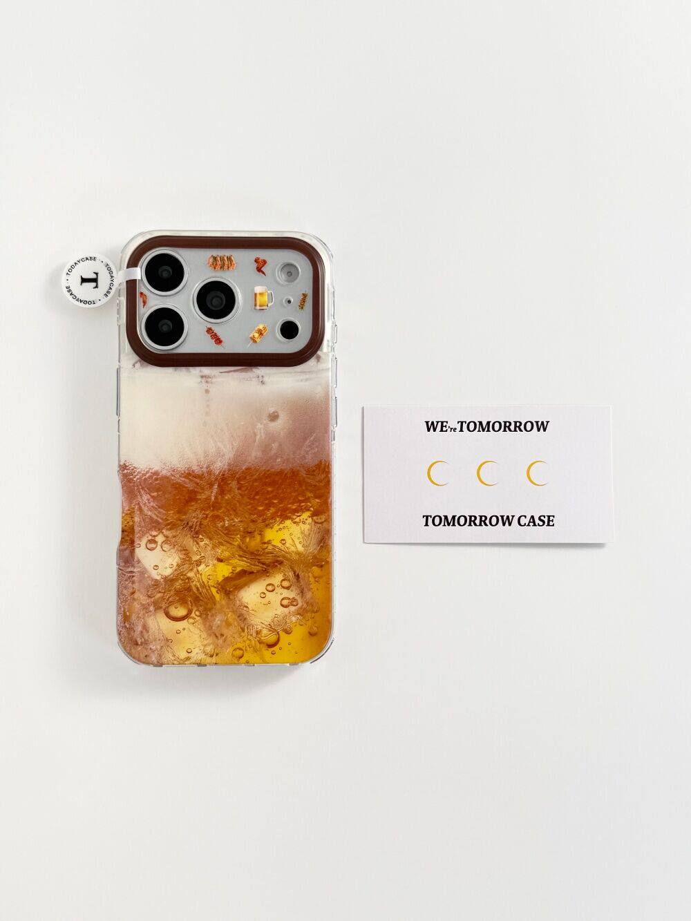 西多士夏日冰啤适用苹果17promax双层iphone16全包15小众磨砂ins手机壳