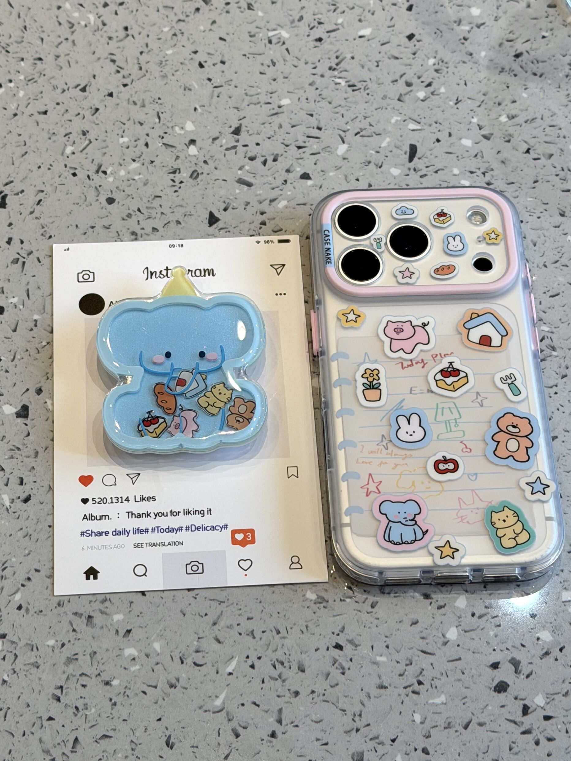 西多士创意房子蛋糕花盆小动物插图适用于iphone17promax苹果16手机壳15