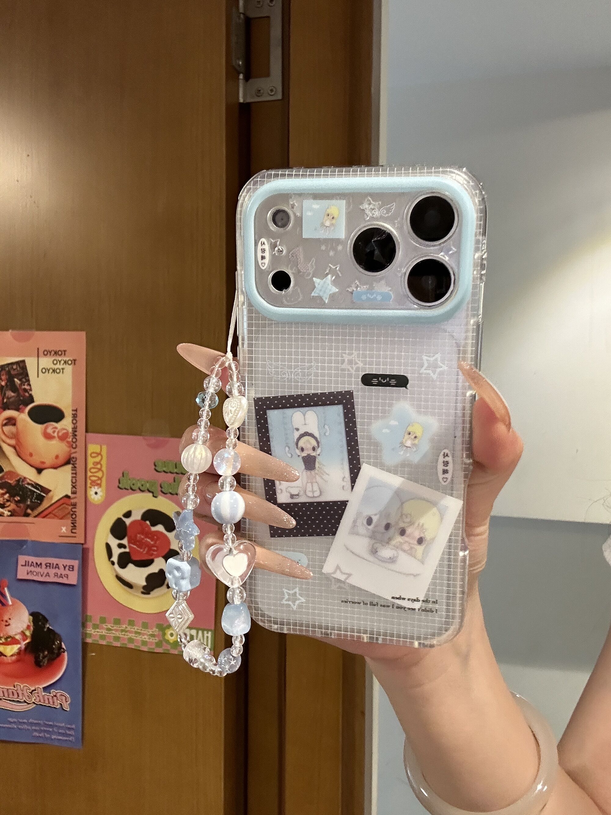 西多士透明秋秋小卡相片手机壳适用iPhone17promax苹果16pro新款15卡通日韩ins14