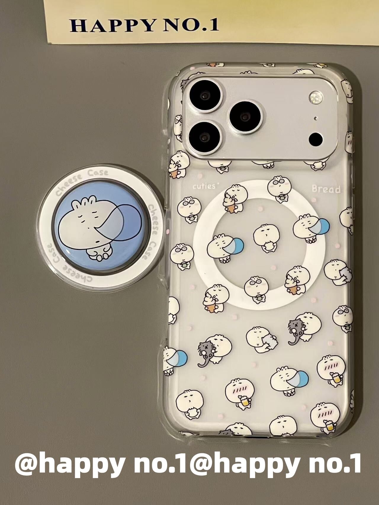 西多士古早二次元卡通小馒头磁吸适用苹果iPhone手机壳防摔双层全包防水