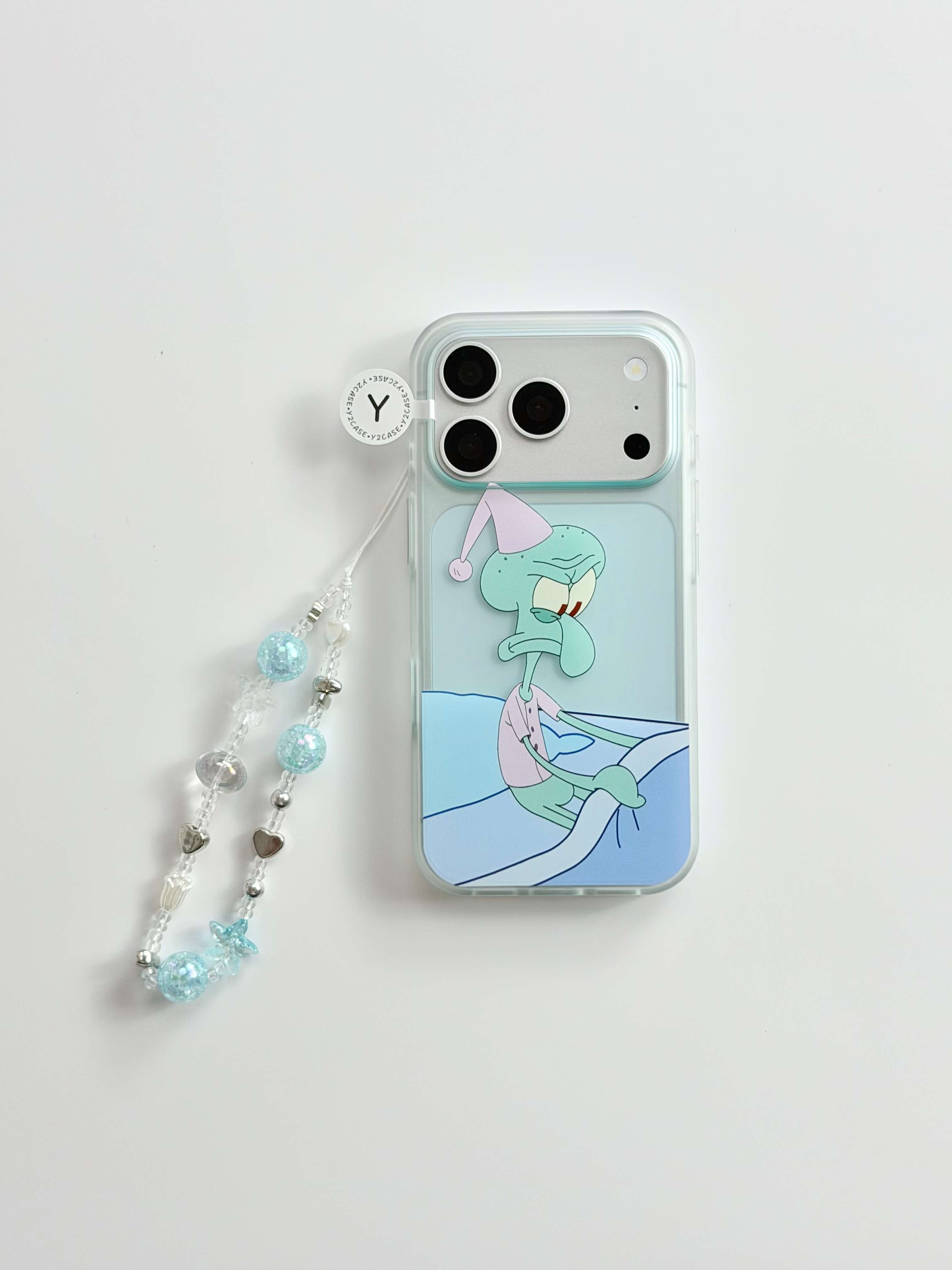 西多士轻肤磨砂ins风创意不想起床的章鱼哥手机壳适用iPhone17新款苹果16个性创意15卡通日韩ins