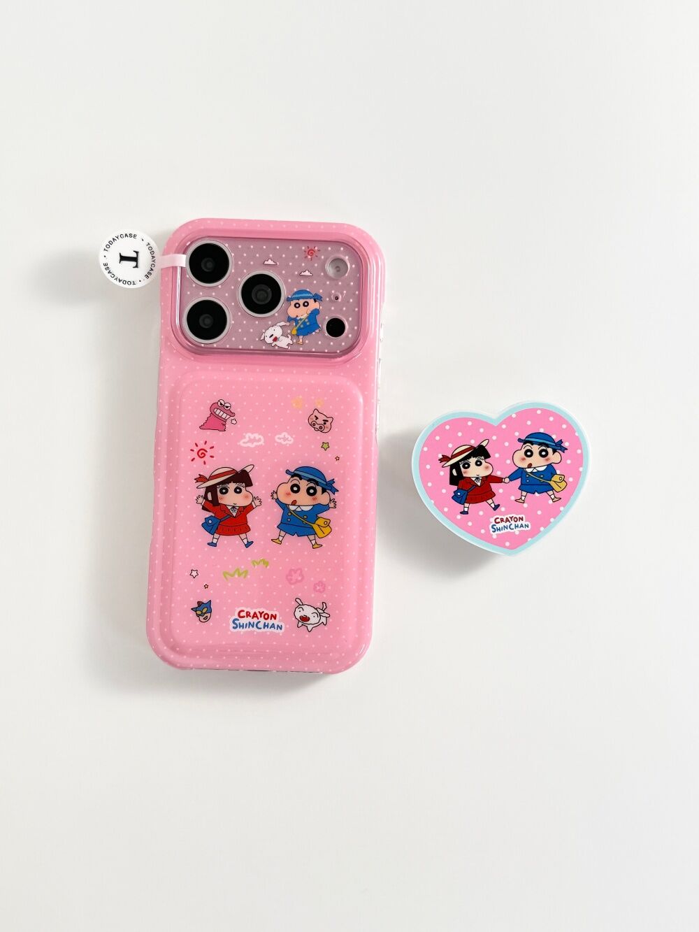 西多士小新和小爱适用苹果17promax全包iphone16可爱15支架全包手机硬壳