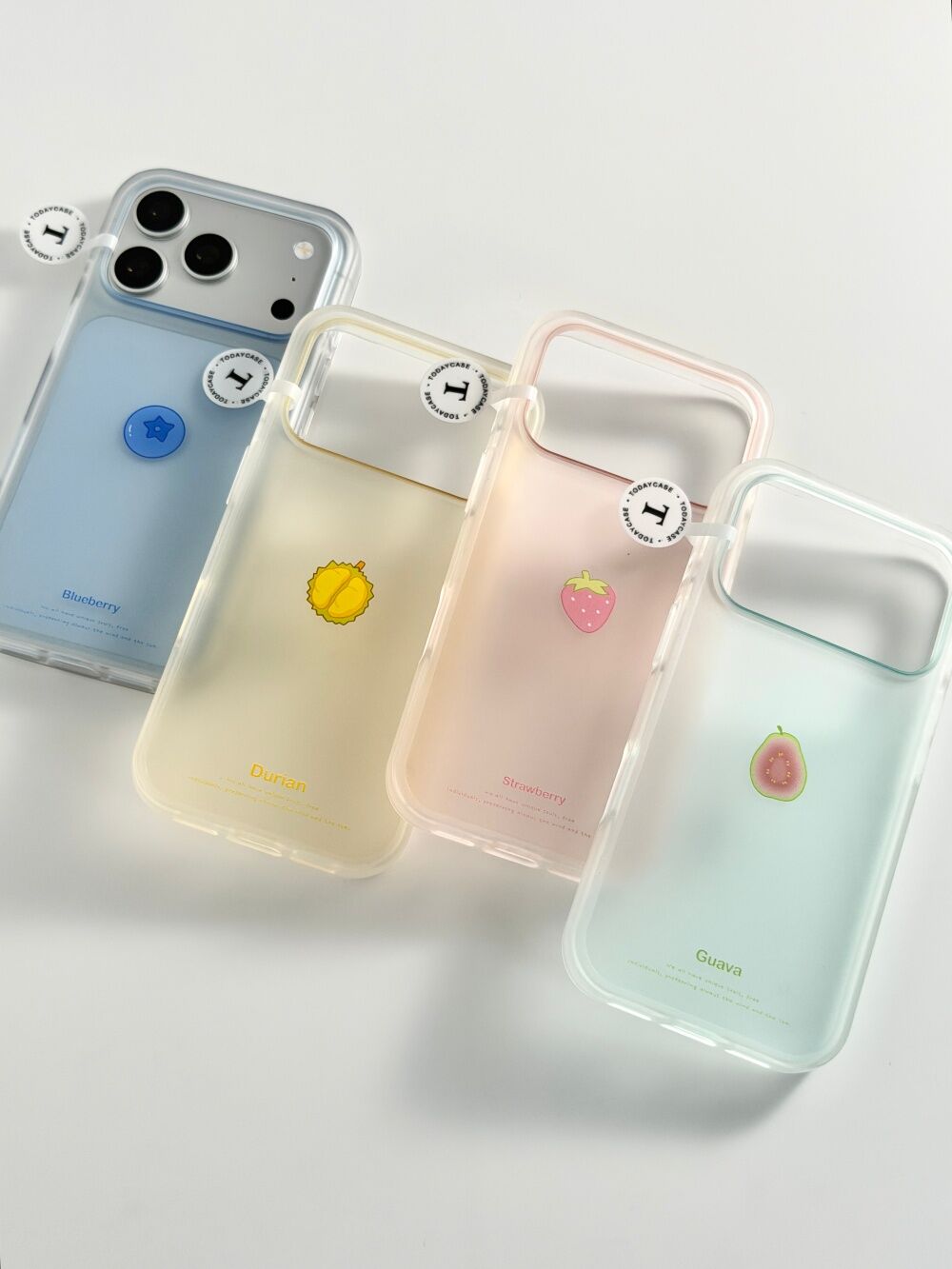 西多士ins夏日糖果色水果适用苹果17pro磨砂iphone16透明15小清新手机壳