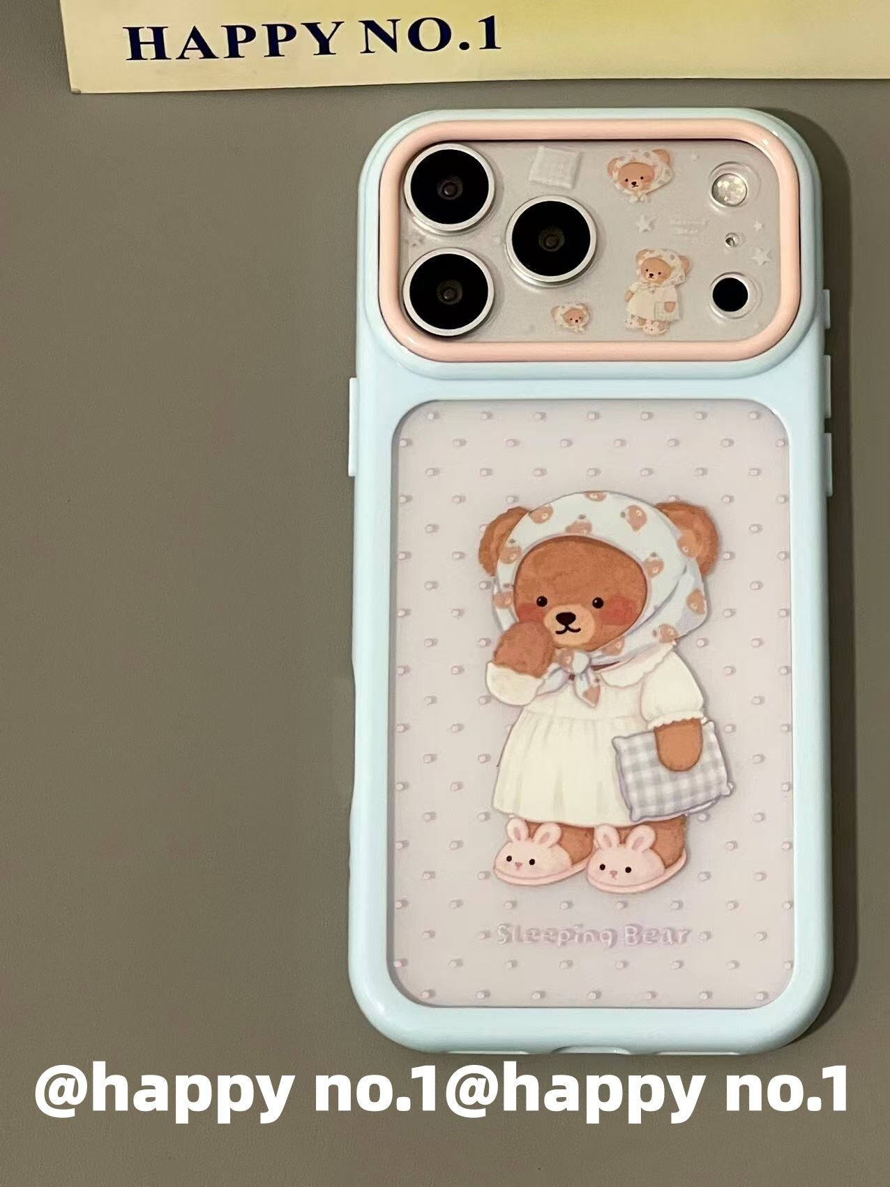 西多士古早波点头巾小熊适用苹果iPhone手机壳防摔双层17promax少女防水