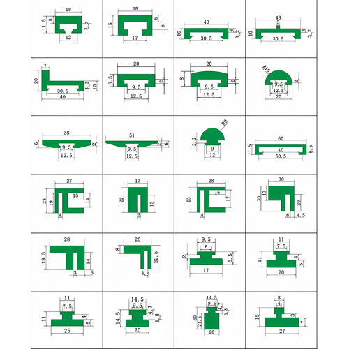 护栏条耐磨条聚乙烯pe衬条塑料耐磨输送带垫条尼龙导向防撞条