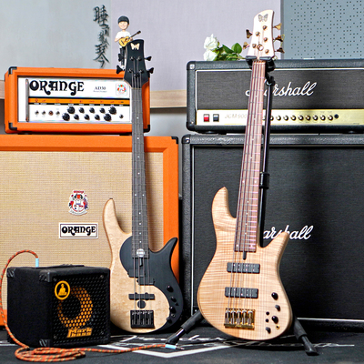 Fodera蝴蝶太极阴阳帝王贝司现货