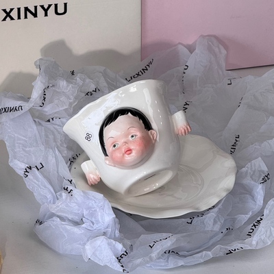 LIUXINYU | 小女孩Nika | 景德镇孤品手工杯｜闺蜜礼物