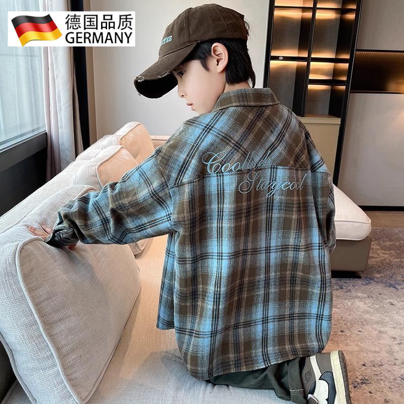 儿童装男童衬衫春秋款新款春装