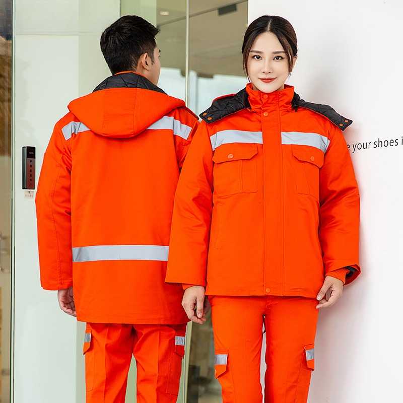 冬季户外工作棉服男环卫园林绿化