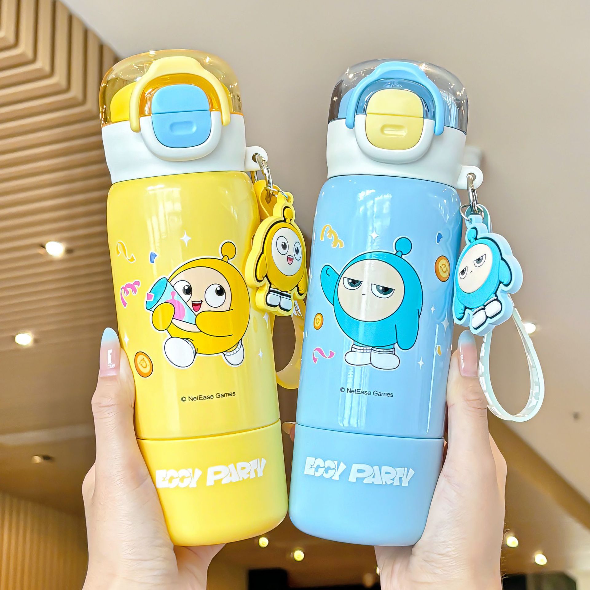 蛋仔派对儿童保温杯双饮316内胆