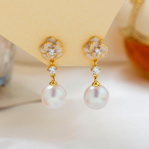 珠光宝气经典百搭浪漫花朵温柔款