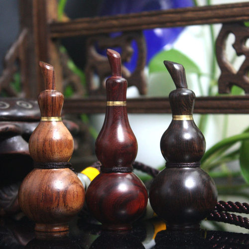 葫芦鼻烟壶小叶紫檀海南海南花梨