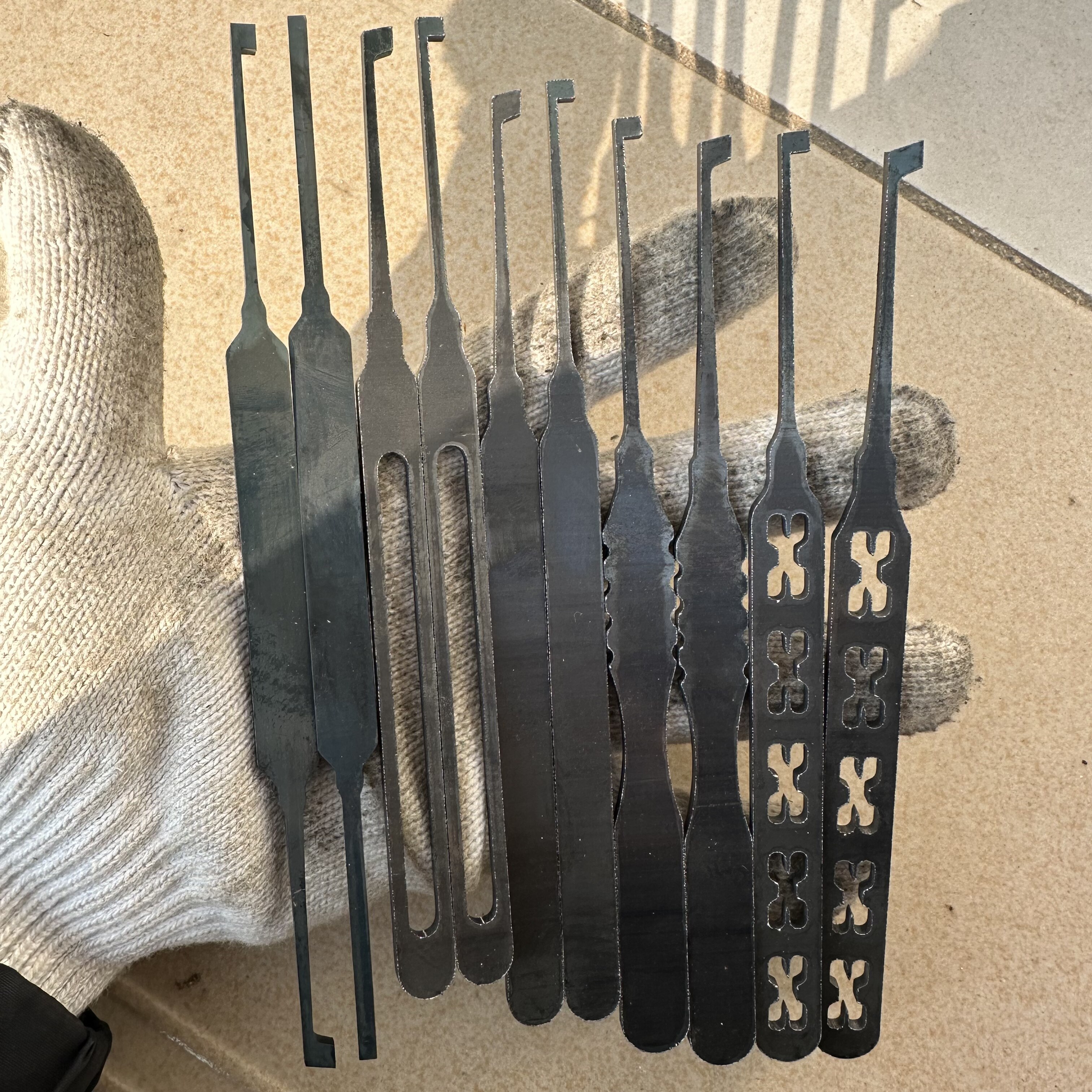钩针套勾毛线针工具diy专用大眼金属硬度高