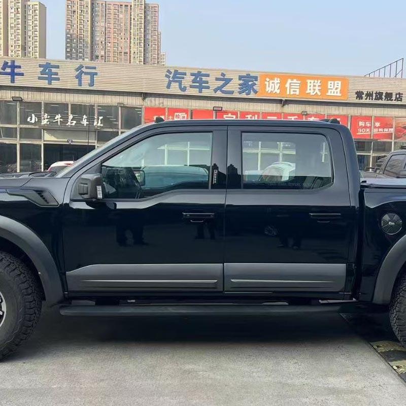 适用21-24年福特Raptor猛禽F150车门护板车门防擦护板车身饰条