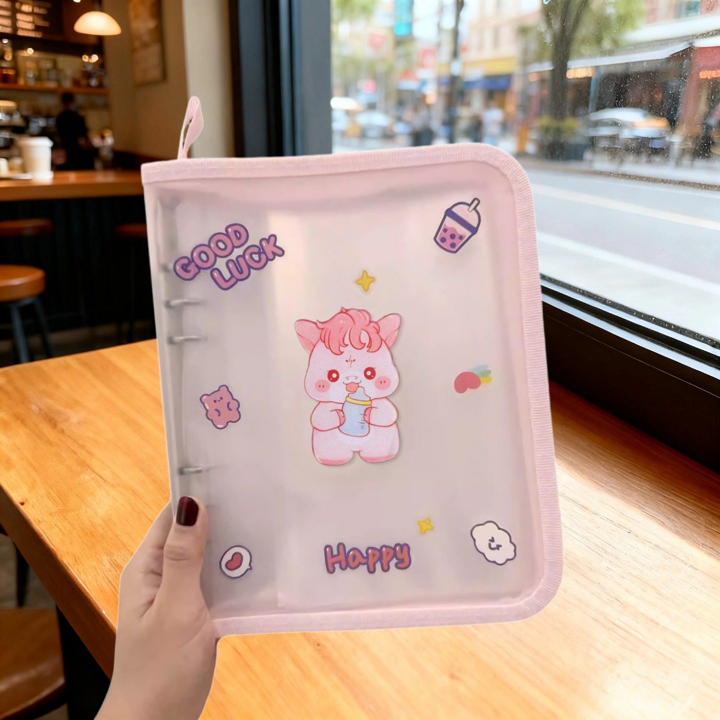 马宝宝孕检收纳册可爱卡通孕妈妈产检包孕期b超报告单资料档案册