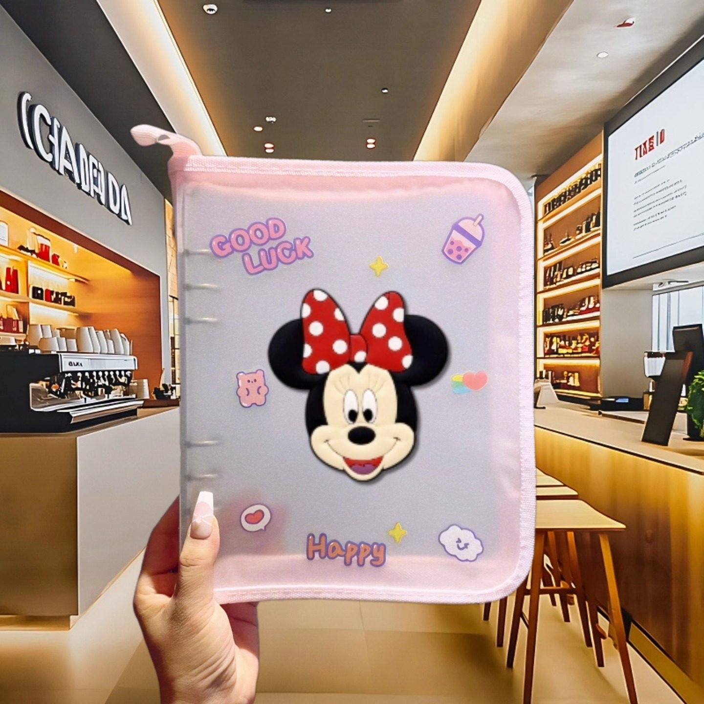 卡通孕检收纳册新款可爱产检包孕期b超报告单资料册孕妈妈档案册